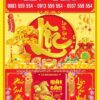 Bìa ép kim Chữ Lộc