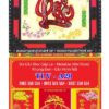Bìa Lịch Gập Khung Nâu Chữ Lộc