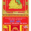 Bìa Lịch Gập Khung Vàng Phát Lộc