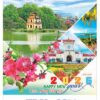 In lịch 5 tờ Phong cảnh