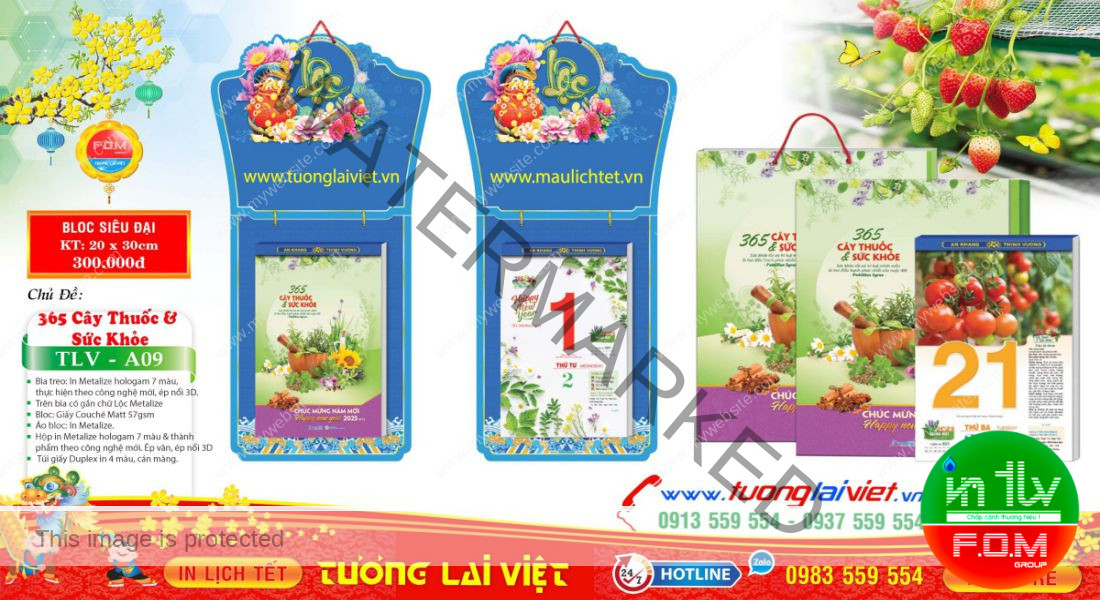Lịch Bloc 365 Cây Thuốc
