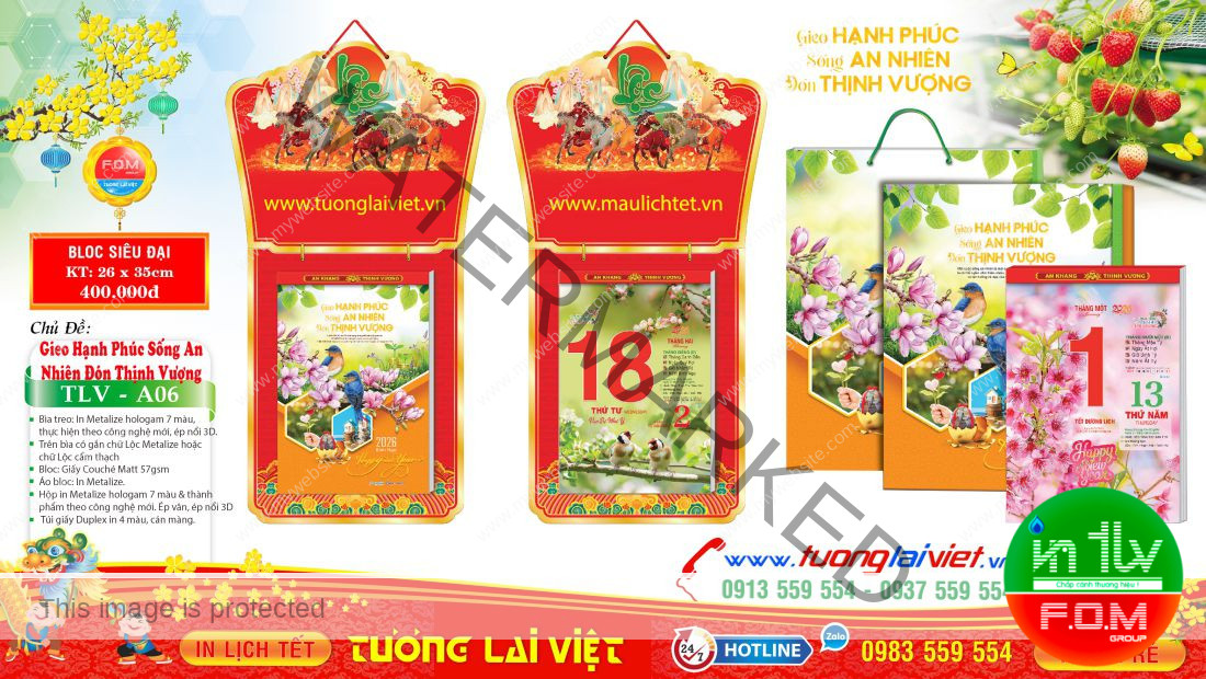 Lịch bloc cực đại Con Giáp Tài Lộc