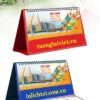 Lịch Để Bàn 15 Tờ Thế Giới Màu Xanh