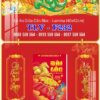 Lịch gập laminate Chữ Lộc