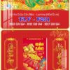 Lịch gập laminate Chữ Phúc