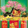 Lịch gỗ laminate Lộc Khai Xuân