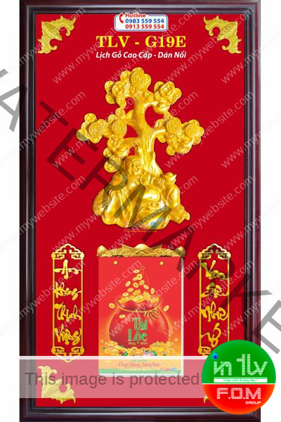 Lịch Gỗ Mai Phú Quý