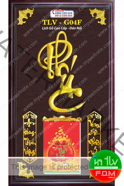 Lịch Gỗ Phúc Thư Pháp - Ảnh 4