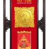 Lịch Gỗ Chữ Phúc Vuông