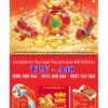 Lịch lò xo giữa bloc Túi vàng tài lộc