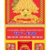 Lịch Lò Xo Giữa Dán Nổi Tài Lộc Như Ý