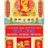 Lịch lò xo giữa dán nổi Xuân Tài Lộc
